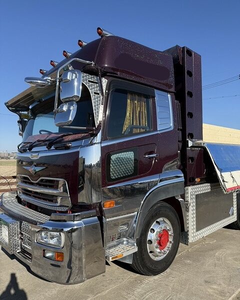 8トンダンプ PA-FE70BB 三菱ふそう製 43万ｋｍ 2016年製 幌付き平ボディ 中古建設機械 写真39（株式会社広建機）
