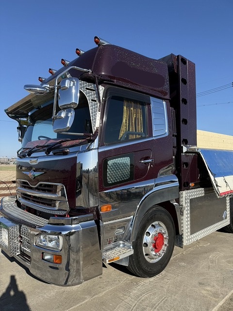 8トンダンプ PA-FE70BB 三菱ふそう製 43万ｋｍ 2016年製 幌付き平ボディ 中古建設機械 写真19（株式会社広建機）