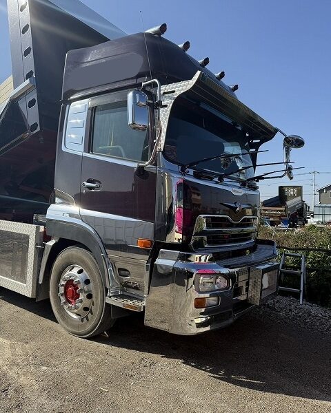 8トンダンプ PA-FE70BB 三菱ふそう製 43万ｋｍ 2016年製 幌付き平ボディ 中古建設機械 写真24（株式会社広建機）
