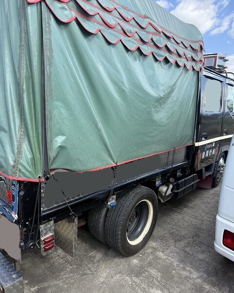 8トンダンプ PA-FE70BB 三菱ふそう製 43万ｋｍ 2016年製 幌付き平ボディ 中古建設機械 写真29（株式会社広建機）