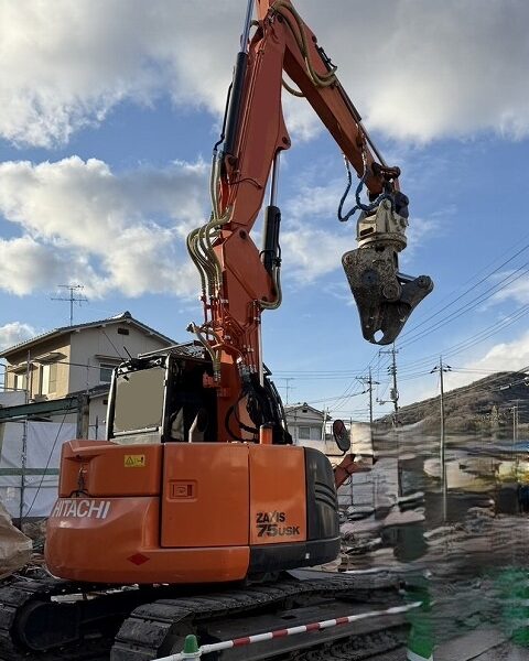 ZX75USK-5B ツーピース 油圧ショベル 3576hr 日立建機製 中古建設機械 写真15(株式会社広建機)