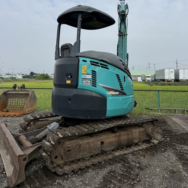 SK30SR-6 ミニ油圧ショベル 6170HR 2014年 ゴムキャタ 配管付 排土板付標準バケット付きコベルコ建機製 ユンボ 中古建設機械 写真23（株式会社広建機）