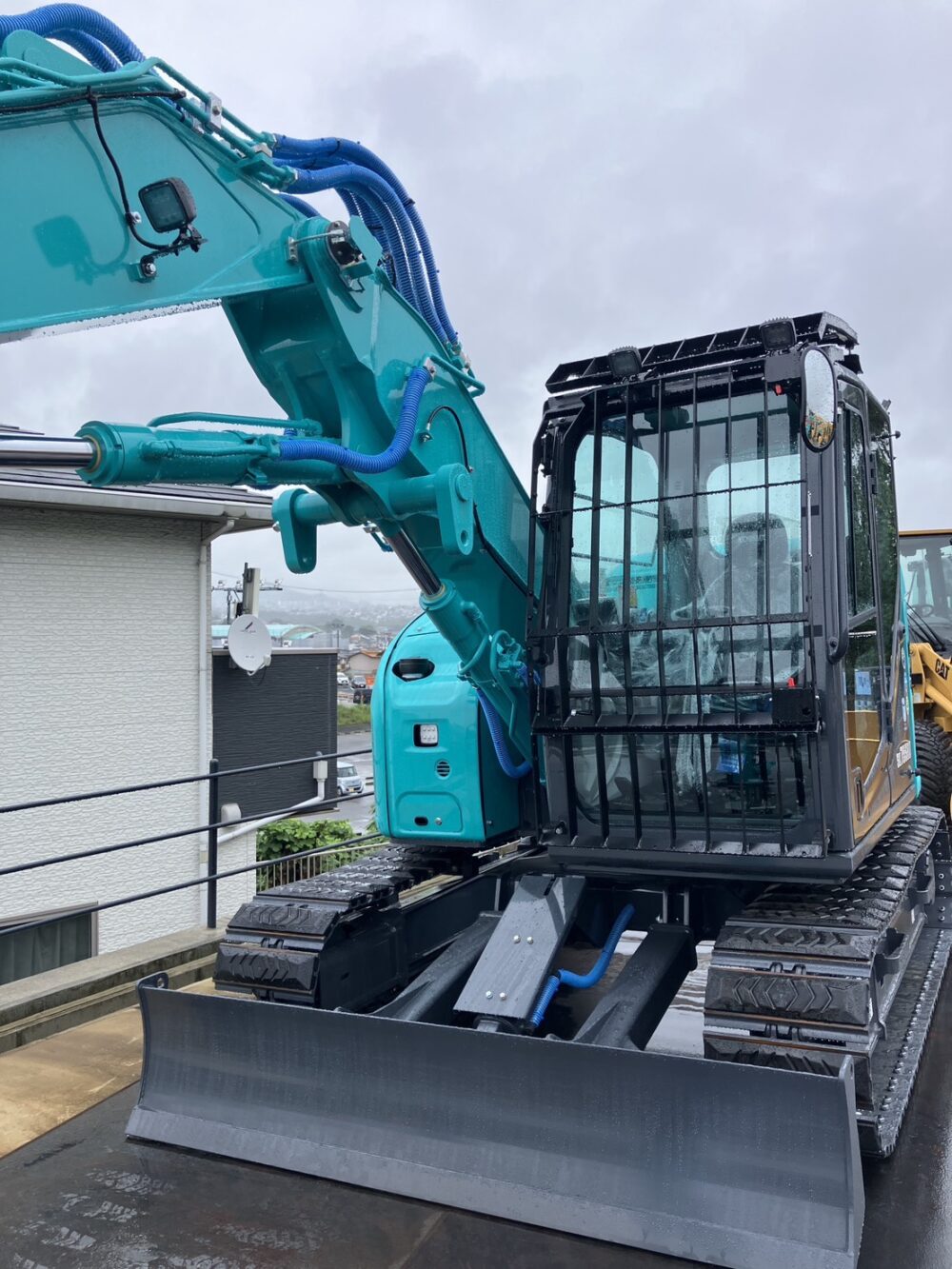 SK75SRD-7E セパレートブーム 未使用中古機  5本配管 排土板付き 譲渡証あり アタッチメントなし 中古建設機械 写真2（株式会社広建機）