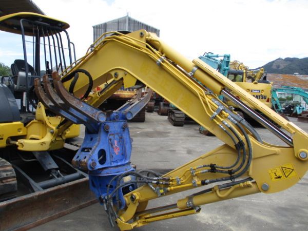 PC45MR-5  500hour 旋回式フォーク丸順IFR55-2 2020年式 コマツ ミニ油圧ショベル 中古建設機械 写真3（株式会社広建機）
