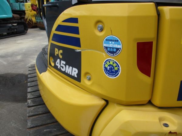 PC45MR-5  500hour 旋回式フォーク丸順IFR55-2 2020年式 コマツ ミニ油圧ショベル 中古建設機械 写真12（株式会社広建機）