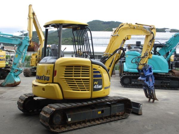 PC45MR-5  500hour 旋回式フォーク丸順IFR55-2 2020年式 コマツ ミニ油圧ショベル 中古建設機械 写真2（株式会社広建機）