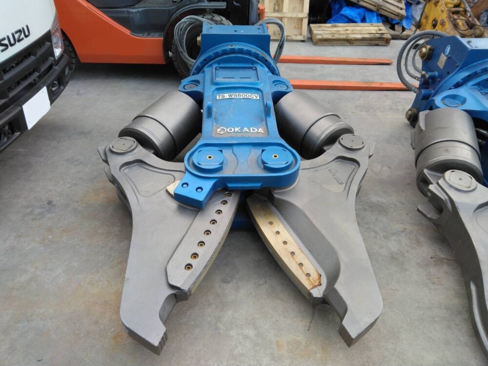 TS-WB600CV-FHR フリー旋回油圧旋回兼用機 0.7用鉄骨カッター レンタル専用機 ダブルシリンダー オカダアイヨン 中古建設機械 写真1（株式会社広建機）